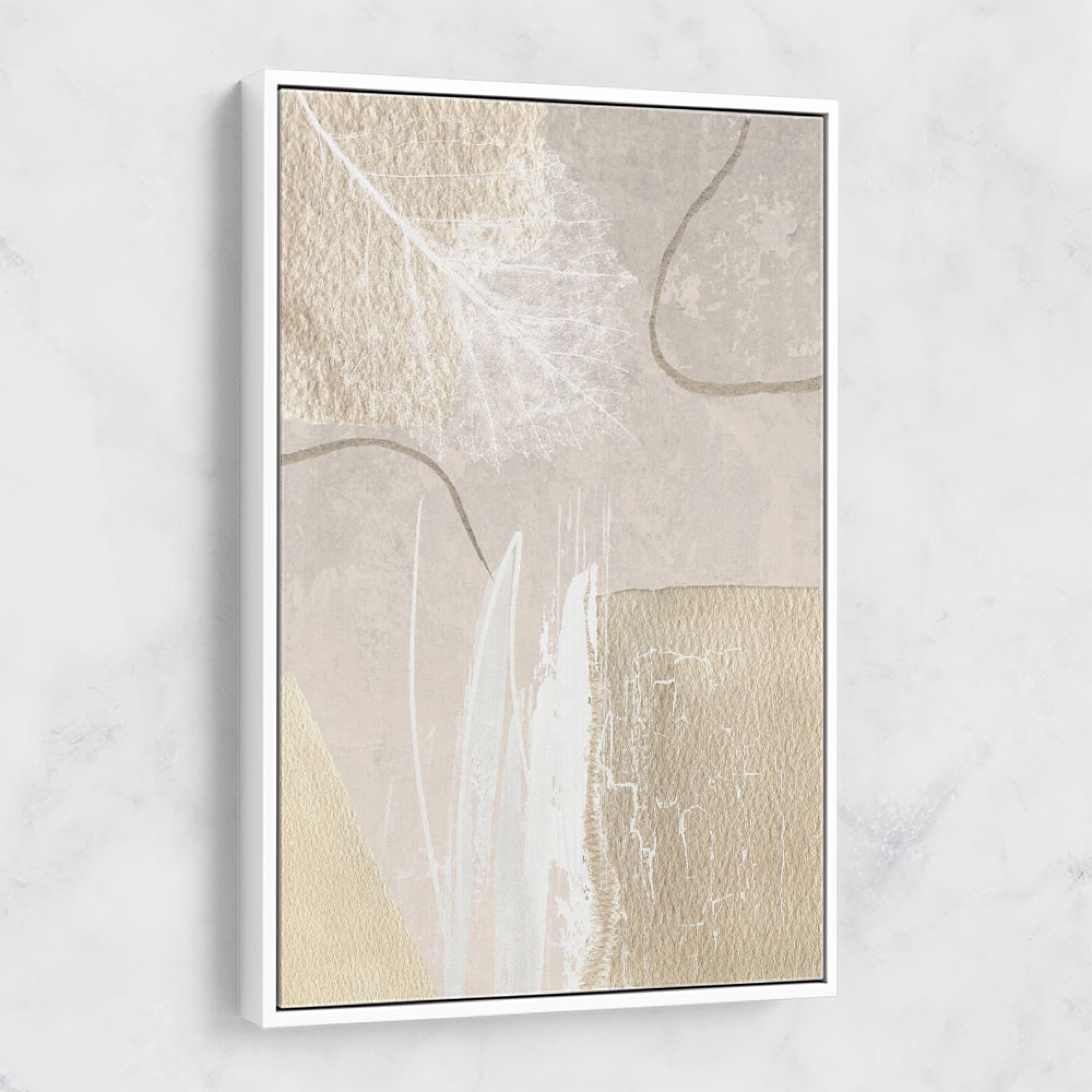Calm In Ivory Clay Wall Art